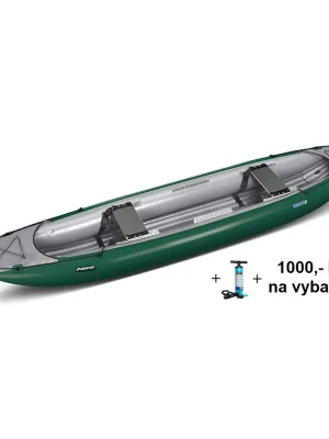 Nejlepší Cena Gumotex Pálava 400 SET nafukovací kánoe s příslušenstvím Zelená