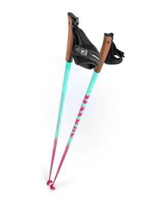 Jen Po Omezenou Doba Haakon Pro Speed karbonové hole - vycvakávací poutka pink 155cm