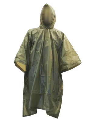 Aktuální Highlander Pončo PVC olivové