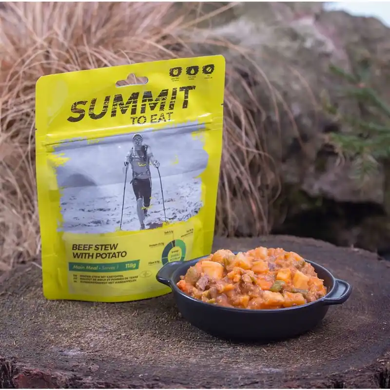 Summit To Eat Dušené hovězí ve vlastní šťávě s bramborem 1 porce Značkový