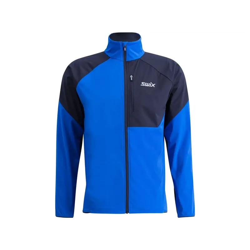 Swix Focus Jacket pánská bunda active blue/dark navy XL Must-Have