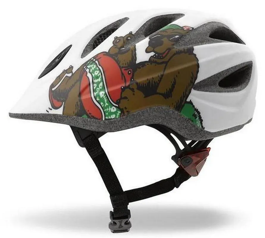 Cyklistická helma Giro Rascal Jr white bear Omezená Nabídka