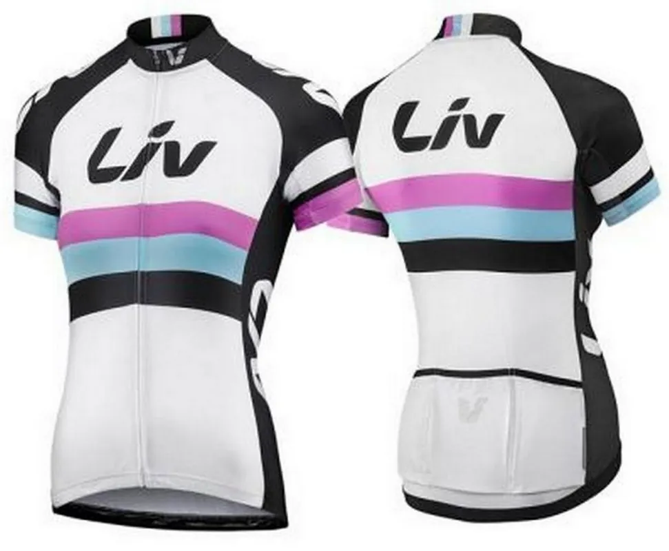 Liv Race Day SS Jersey white/black Víkendová Akce