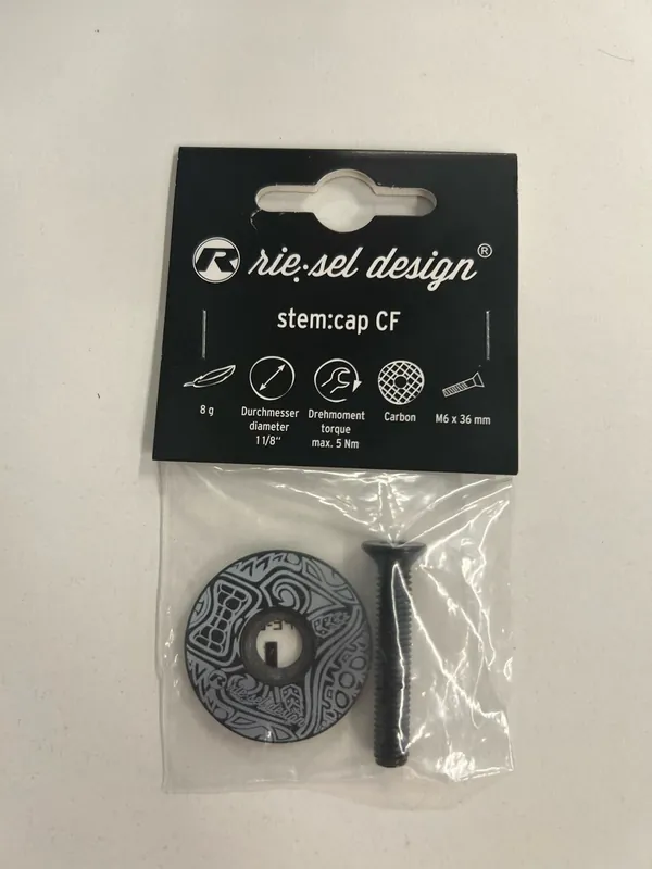Riesel design stem.cap víčko hlavového složení maori grey Ověřený