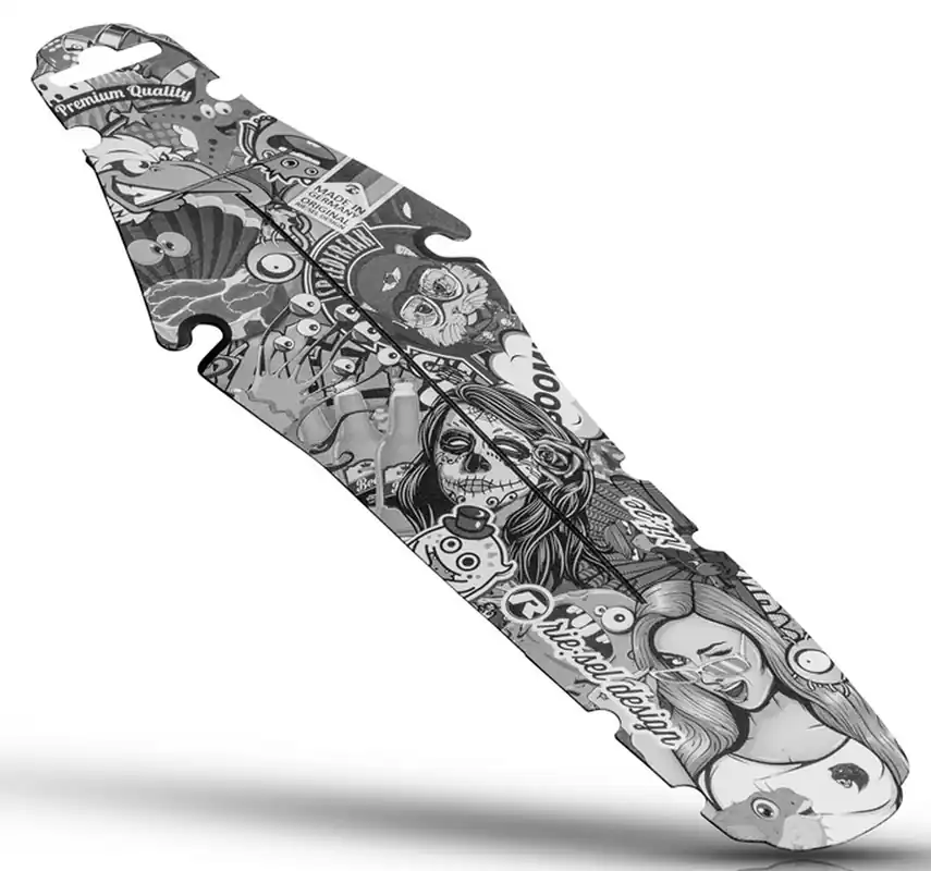 Časově Omezené Riesel design blatník zadní sticker ultra black