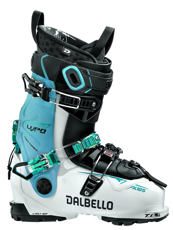 Skialpové boty Dalbello Lupo AX 105 W white/blue Finální Výprodej