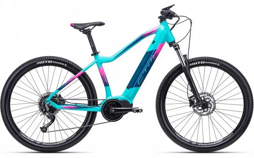 Horské elektrokolo CTM Ruby W turque/pink - Půjčovna Pouze Dnes