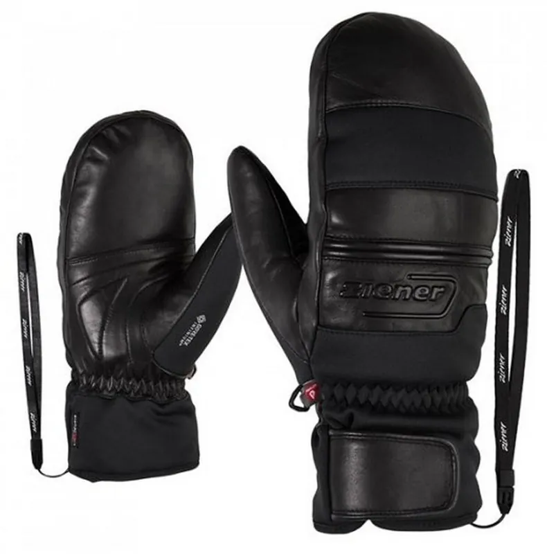 Lyžařské rukavice Ziener Gippsus GTX INF black Aktuální