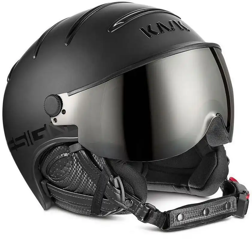 Autentický Lyžařská helma se štítem Kask Class Shadow black