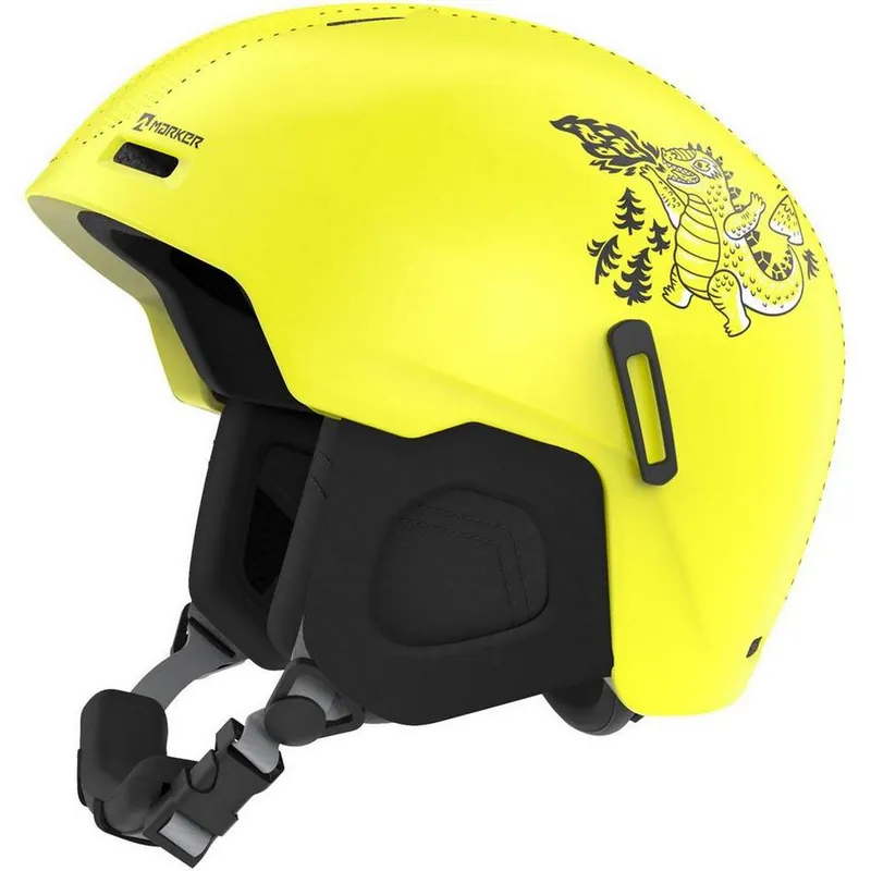 Lyžařská helma Marker Bino yellow water decal Finální Výprodej