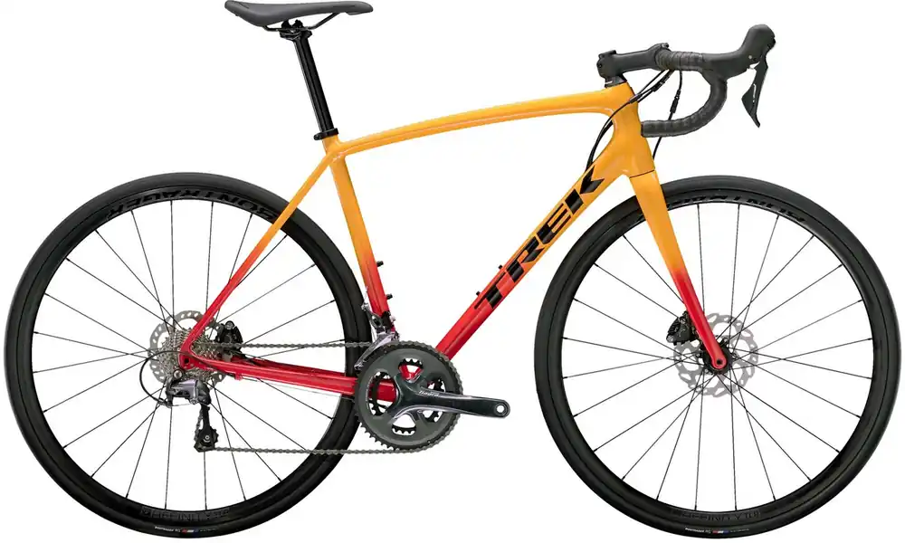 Silniční kolo Trek Emonda ALR 4 red/yellow Hit Sezóny