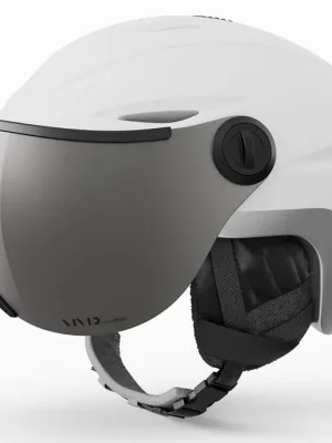 Lyžařská helma Giro Essence MIPS Mat White/Silver Flash Výprodej