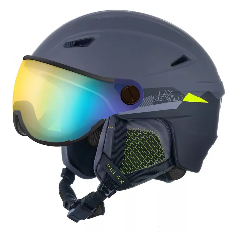 Lyžařská helma Relax RH24QX Stealth grey Dokud Zásoby Vydrží