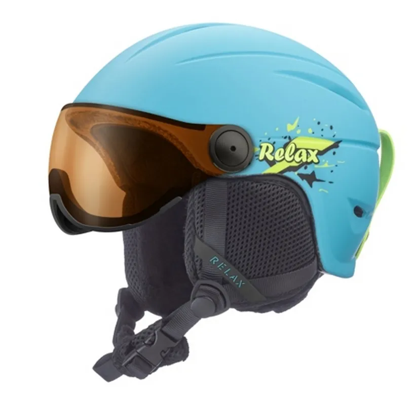 Nízká Cena Lyžařská helma Relax Twister Visor blue