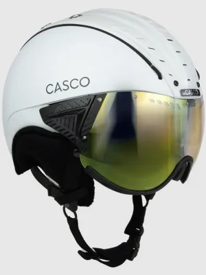 Lyžařská helma Casco SP2 3807 Carbonic Visor Prime Structure white Výhodná Nabídka