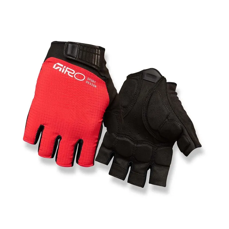 Víkendová Akce Rukavice na kolo Giro Bravo II Gel Flame red