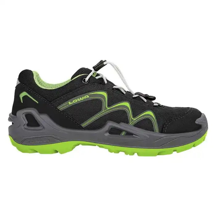 boty LOWA Innox GTX Lo Junior Black/Lime - Velikost obuvi UK 4 Nejlepší Cena