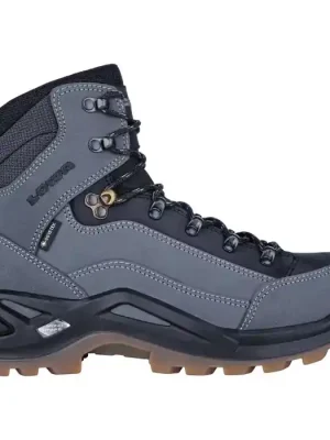 Nová Kolekce boty LOWA Renegade GTX Mid Dark Grey/Black - Velikost obuvi UK 9