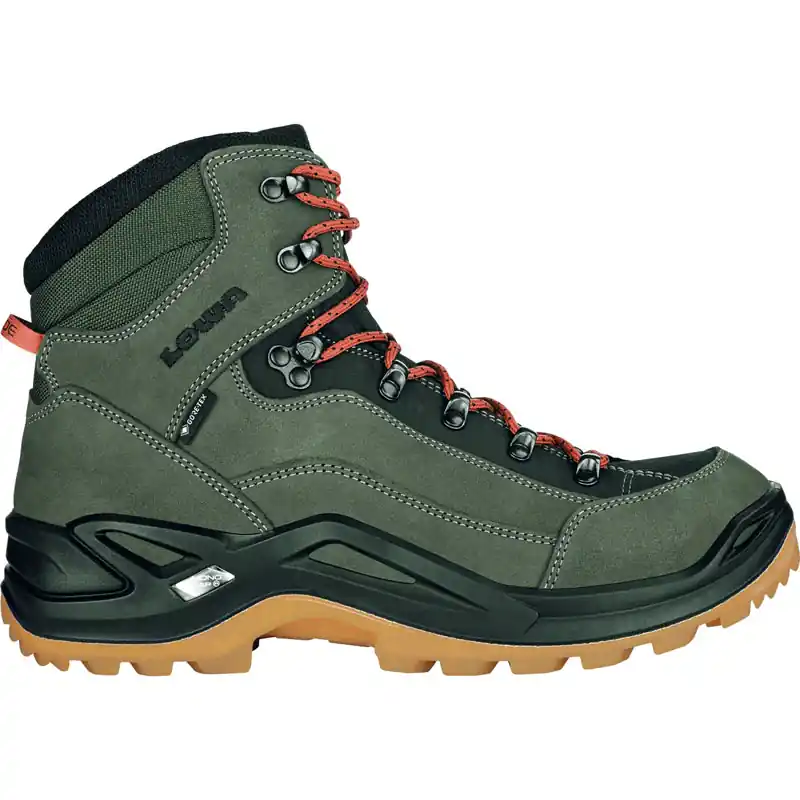 boty LOWA Renegade GTX Mid Forest/Orange - Velikost obuvi UK 8 Přímo Od Výrobce