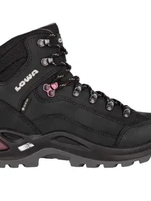 boty LOWA Renegade GTX Mid Ws Black/Prune - Velikost obuvi UK 5 Vrácení Zdarma
