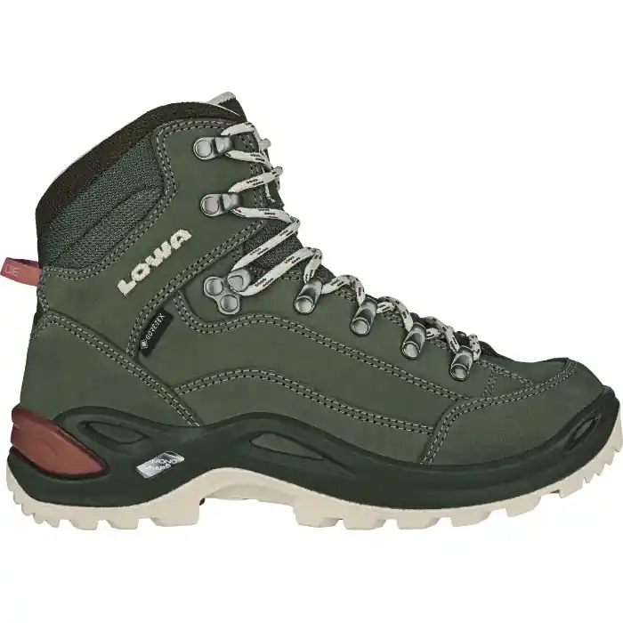 boty LOWA Renegade GTX Mid Ws Grey Green/Panna - Velikost obuvi UK 6 Sleva