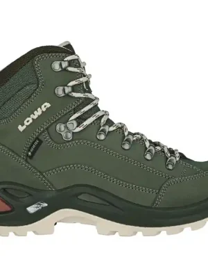 boty LOWA Renegade GTX Mid Ws Grey Green/Panna - Velikost obuvi UK 5 Originální