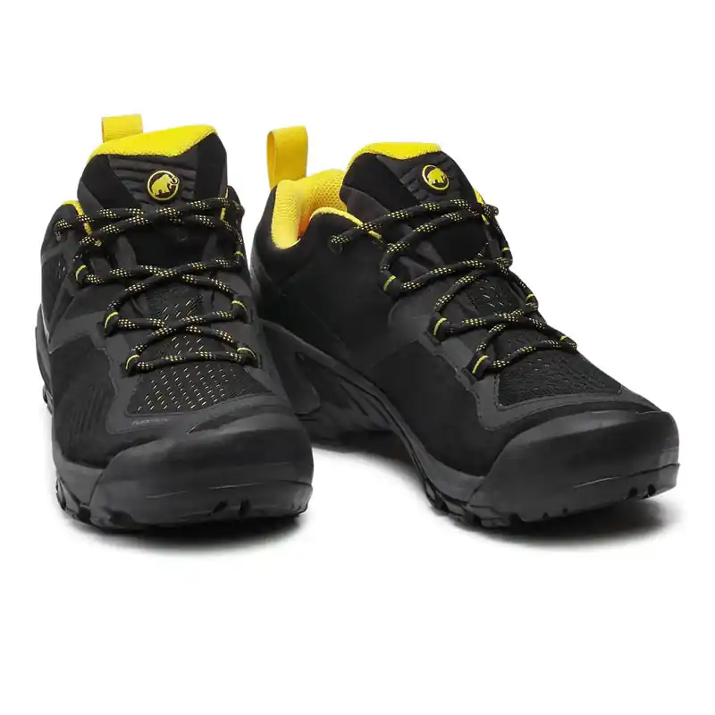 boty MAMMUT SAPUEN LOW GTX Men Black-Dark Blazing Omezená Nabídka