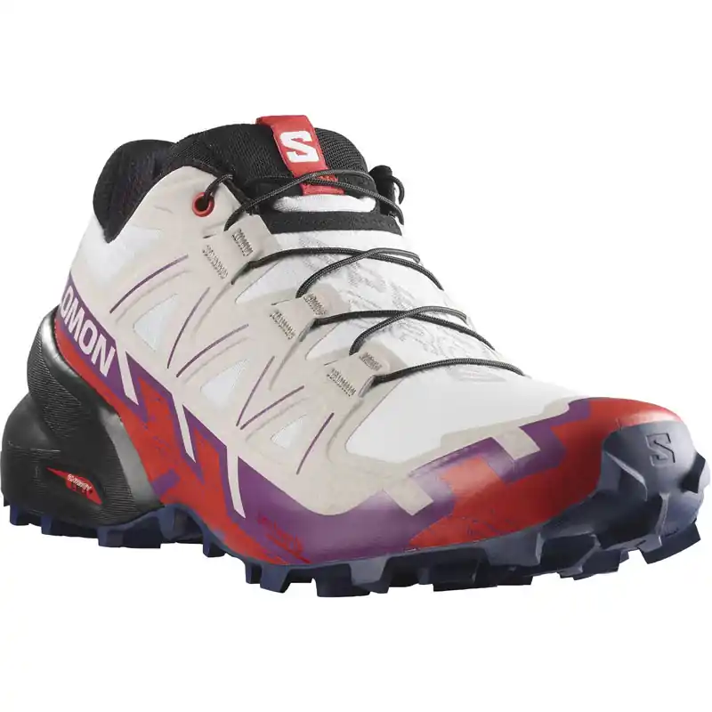 boty SALOMON SPEEDCROSS 6 W White/Sparkling Grape/Fiery Red Expresní Doručení
