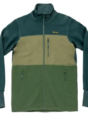 Značkový bunda DEVOLD THERMO WOOL JKT Man Forest/Lichen/Woods