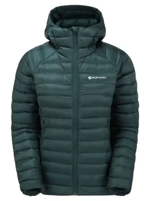 Originální bunda MONTANE Womens Anti-Freeze Hoodie Jacket Deep Forest - Velikost oblečení L (EUR 42)