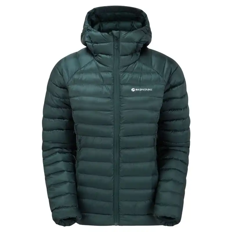 Originální bunda MONTANE Womens Anti-Freeze Hoodie Jacket Deep Forest - Velikost oblečení L (EUR 42)