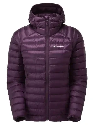 Vysoce Kvalitní bunda MONTANE Womens Anti-Freeze Hoodie Jacket Saskatoon Berry