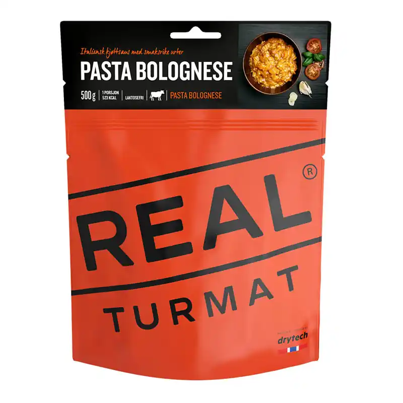 Originální jídlo REAL TURMAT Cestoviny Bolognese 122g