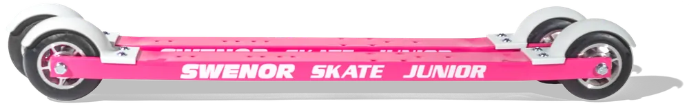 SWENOR SKATE Junior, růžové, kolečkové lyže na skate Cenová Bomba