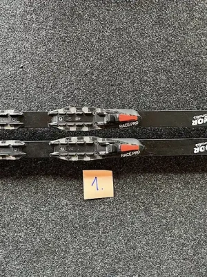 Akce SWENOR ALU CLASSIC ELITE 3, klasické kolečkové lyže, s vázáním NNN, použité "E"