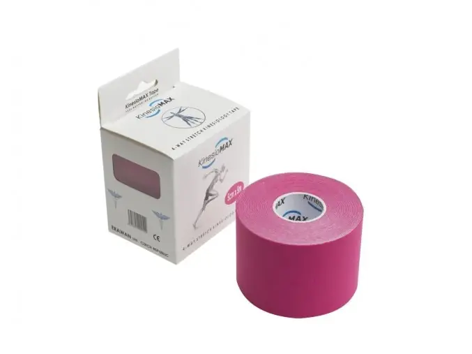 Kine-MAX 4Way Stretch Tape, dynamický tejp - Růžový Odeslání Ihned