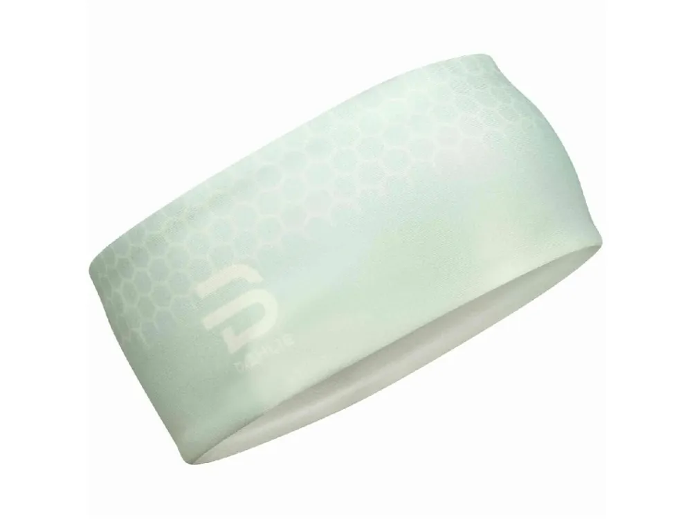 Dokud Zásoby Vydrží BJORN DAEHLIE Headband polyknit print, světle modrá sportovní čelenka s bílými prvky