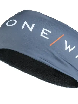 ONE WAY Headband light - šedá čelenka, sportovní čelenka Vrácení Zdarma