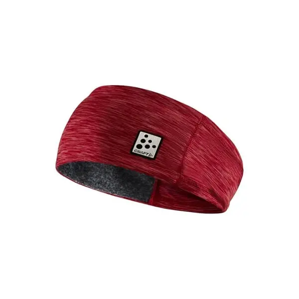 Nejlepší Volba CRAFT ADV Microfleece shaped headband , červená sportovní čelenka