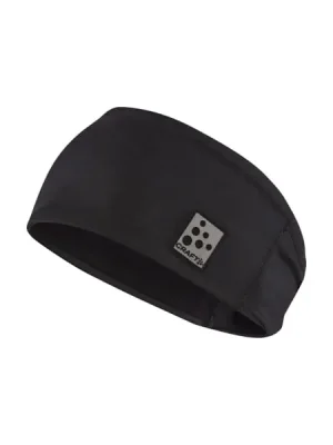 Časově Omezené CRAFT ADV Mcrofleece shaped headband, černá sportovní čelenka