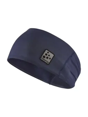 Aktuální CRAFT ADV Mcrofleece shaped headband, modrá sportovní čelenka