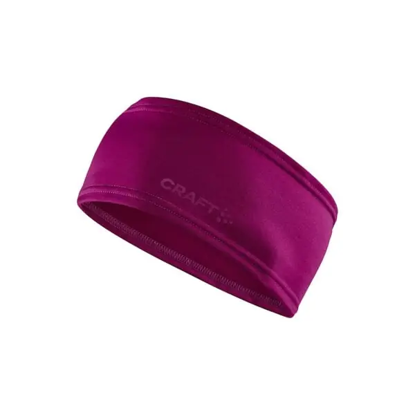 CRAFT Core essence thermal headband, růžová sportovní čelenka Vrácení Zdarma