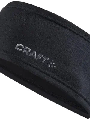 Časově Omezené CRAFT Core essence thermal headband, černá sportovní čelenka