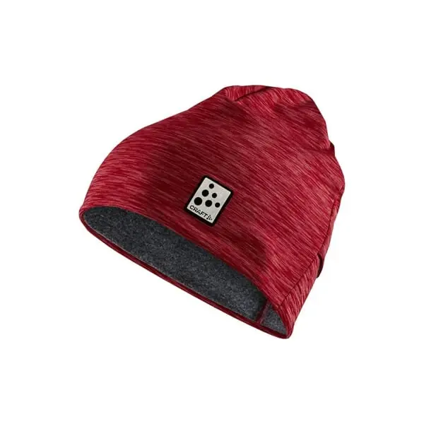 Časově Omezené CRAFT Microfleece Ponytail, červená, dámská sportovní čepice