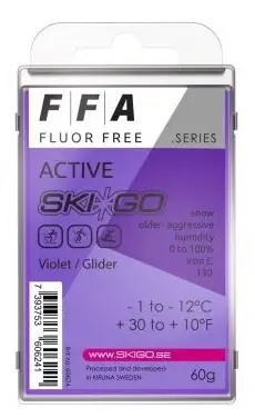 SKI-GO FFA Active 60g, Violet, -1°C až -12°C, bezfluorový parafín Nízká Cena