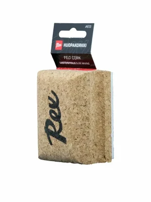 REX 613 Smoothing cork with felt, přírodní korek s plstí Akční Cena