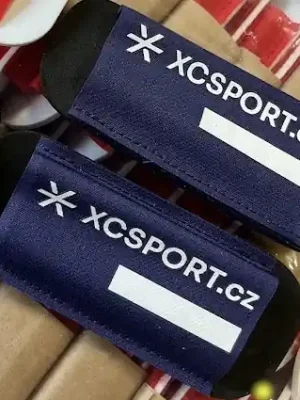 XCSPORT.cz Nasouvací vazačky na běžky, modré Výprodej