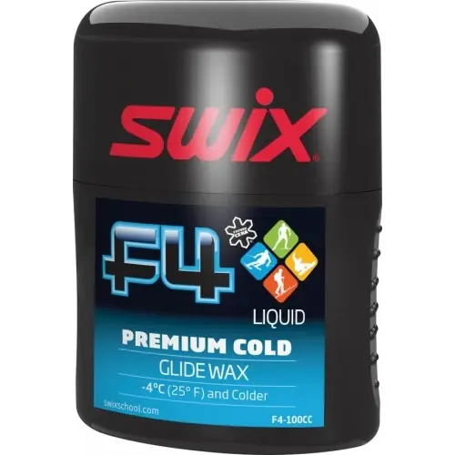 Vysoce Kvalitní Swix F4 Premium Cold Glide Wax s aplikátorem 100ml