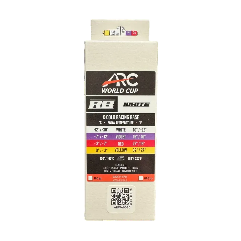 Originální ARC RB WHITE X-Cold Racing Wax Solid, 160 g