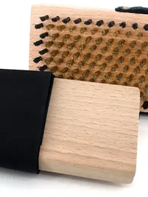 ARC Fine brass - Black nylon containment loop, Rectangular World Cup Brush Expresní Doručení